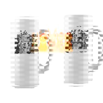 Cat Christmas Reindeer Santa Christmas Cat Lover Xmas Coffee Mug | Seseable CA