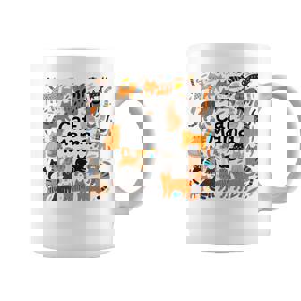 Cat-Mama Cat Doodles Avant-Garde Masterful Coffee Mug | Mazezy