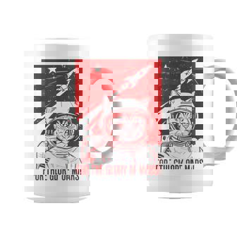 Cats Astronauts In Walking In Space Occupy Mars Mission Coffee Mug | Mazezy