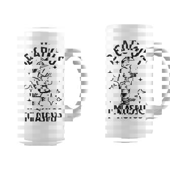 Be Cautious I'm Nauseous Gastroparesis Frog Tummy Ache Coffee Mug | Mazezy