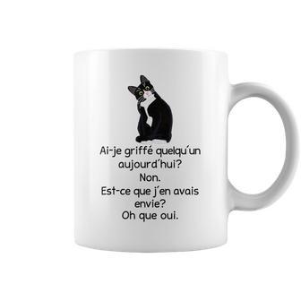 Chat Drôle Ai-Je Griffé Quelqu’Un Humour Tasse - Cadeauxyz