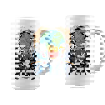 China Panda Vs USA Eagle Global Tariff Tug Of War Tank Top Coffee Mug | Mazezy