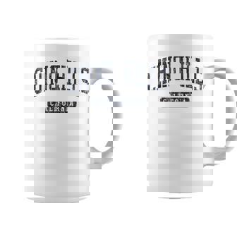 Chino Hills CA J05 Vintage Athletic Blue Coffee Mug | Mazezy