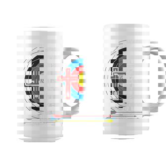 Christian Archery Youth Men Archer Religious Faith Graphic Coffee Mug | Mazezy