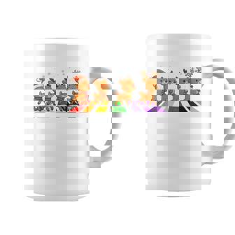 Christmas Characters Crosswalk Shirt Reindeer LGBTQ Walking Coffee Mug | Mazezy