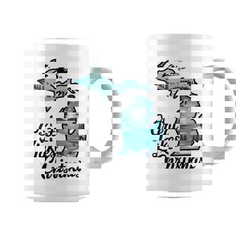 Christmas Family Reunion Trip Santa In Michigan Great Lakes Coffee Mug | Seseable CA