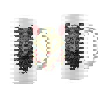 Christmas Opossum Leaves And Berries Forest Animal Aesthetic Coffee Mug - Thegiftio