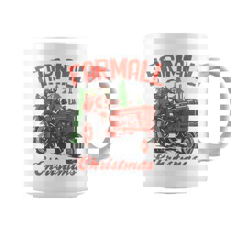 Christmas Xmas Santa On Tractor Farmer Farmall Christmas Coffee Mug | Mazezy