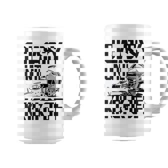 Classy Until Kick-Off – Fun Football Mom Game Day Coffee Mug | Mazezy