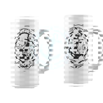 Compass Anchor Maritime With Compass Captain Sailor Coffee Mug | Mazezy