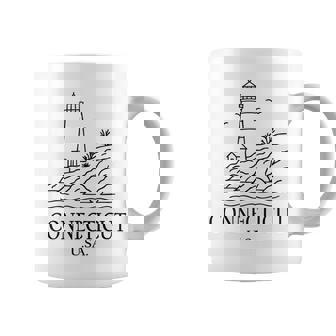 Connecticut United States Minimalist City Travel Souvenir Coffee Mug | Mazezy