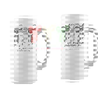 Coquette I Will Praise Him In Every Season Jesus Christmas Coffee Mug | Mazezy