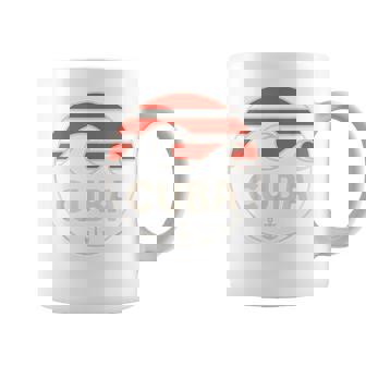 Cuba Nautical Beach Waves Anchor Ocean Tropical Vibes Coffee Mug | Mazezy