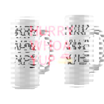 Curler Hurry Whoa Yup Curling Rock Puck Curling Stone Coffee Mug | Mazezy