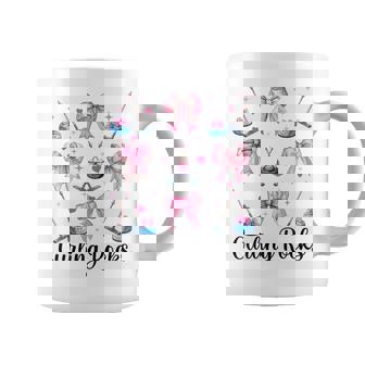 Curling Rocks Curling Stone Player Girl Coquette Bow Coffee Mug | Mazezy