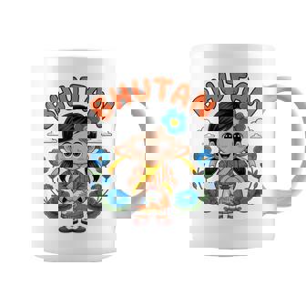 Cute Bhutan Girl In Traditional Dress And Flowers For Kids Coffee Mug | Mazezy