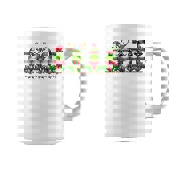 Cute Christmas Frogs Santa Holiday Winter Frog Lovers Coffee Mug | Seseable CA