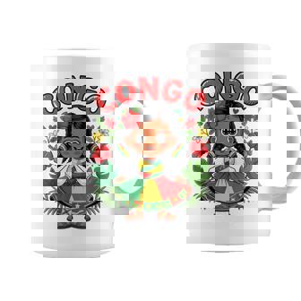 Cute Congo Girl In Traditional Dress And Flowers For Kids Coffee Mug | Mazezy