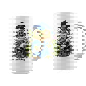 Cute Graduation Frog Holding Diploma T Shirt Coffee Mug | Mazezy