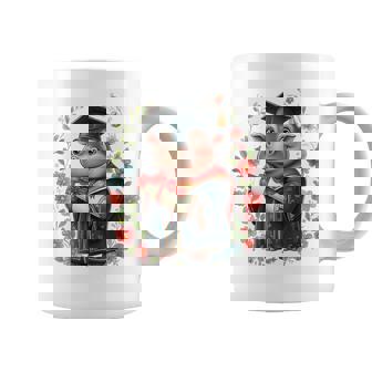 Cute Graduation Hippopotamus Holding Diploma T Shirt Coffee Mug | Mazezy