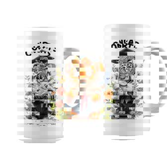 Cute Graduation Tiger Holding Diploma T Shirt Coffee Mug | Mazezy