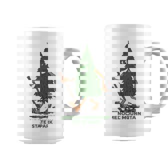 Cute Hiking Tree Medoc Mountain State Park North Carolina Coffee Mug | Mazezy