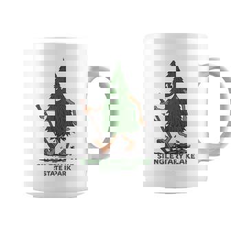 Cute Hiking Tree Singletary Lake State Park North Carolina Coffee Mug | Mazezy