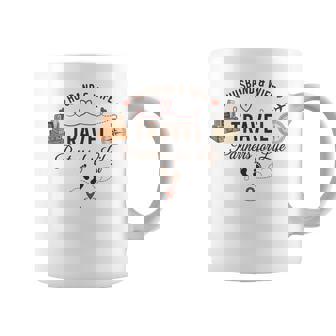 Cute Husband Wife Travel Partners Romantic Vacation Lovers Coffee Mug | Mazezy