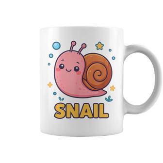 Cute Kawaii Snail Ocean Creature Kids Coffee Mug | Mazezy