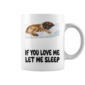 Cute Leonberger If You Love Me Let Meleep パジャマ コーヒーマグ - Kawaiitshirt