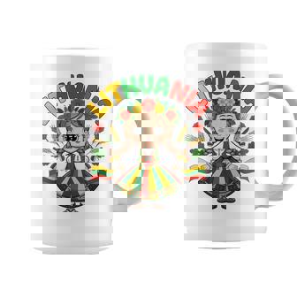 Cute Lithuanian Girl In Folk Dress And Floral Crown For Kids Coffee Mug | Mazezy