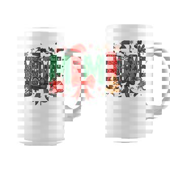 Cute Mimi Reindeer Merry Christmas Candy & Santa Hat Grandma Coffee Mug | Mazezy