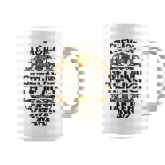 D20 Dice Giveth And The Dice Taketh Away Nerdy Board Game Coffee Mug | Mazezy