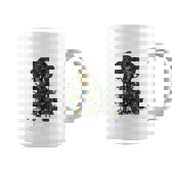 Dachshund Christmas I'm Fine Everything Is Fine Weenie Dog Tank Top Coffee Mug | Mazezy