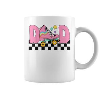 Dad Rolling Into Birthday Roller Skating Family Matching Coffee Mug - Thegiftio UK