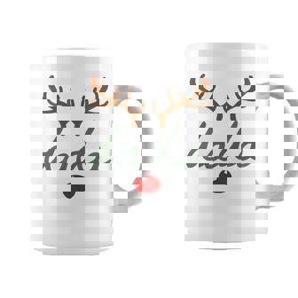 Dada Reindeer Christmas First Birthday Matching Family Dad Coffee Mug | Seseable UK