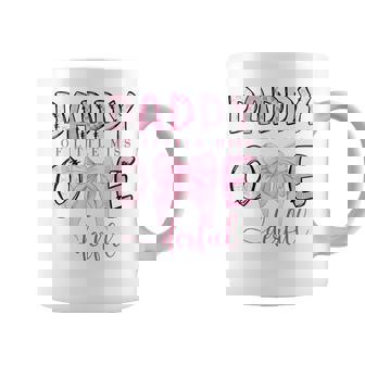 Daddy Of Little Miss Onederful Coquette 1St Birthday Girl Coffee Mug | Mazezy