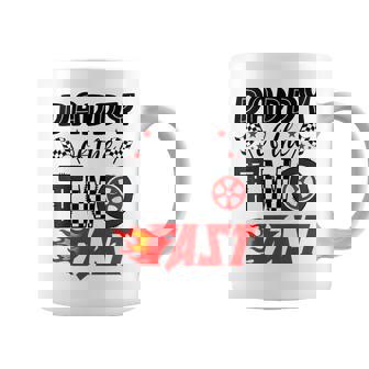 Daddy Of The Two Fast 2nd Birthday Racing Car Family Coffee Mug | Mazezy
