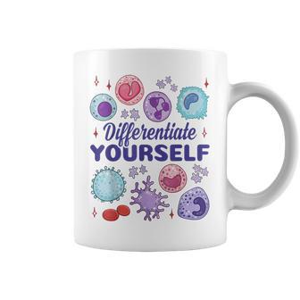 Differentiate Yourself Lab Science Cell Biology Crew Coffee Mug - Monsterry