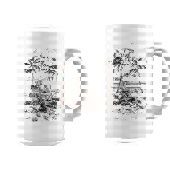 Dirty Heads Skeleton Sunset Beach Vibes Aesthetic Coffee Mug | Seseable FR