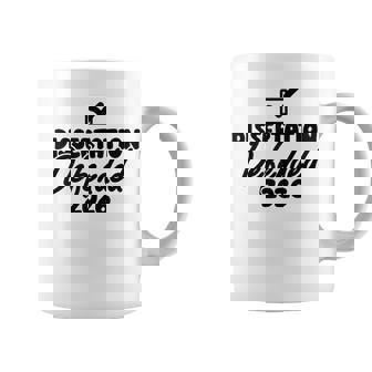 Dissertation Defended 2026 For PhD EDD Doctorate Graduation Tank Top Coffee Mug | Mazezy