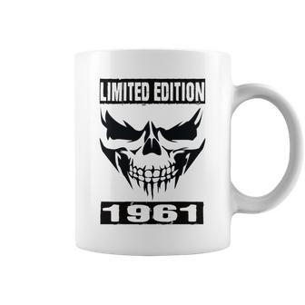 Edición Limitada 1961 Cumpleaños 1961 Nacido 1961 Año Manga Larga Taza de café - Regaloses