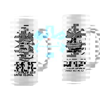 EMT Life Saving Lives Daily Medic Coffee Mug | Mazezy