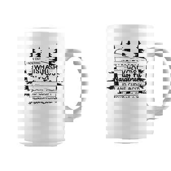 Now Entering Iwishabish Woods National Forest Land Audacity Coffee Mug | Mazezy