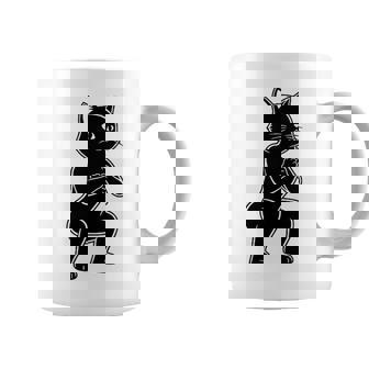 Entrenamiento Negro Gato Bolsillo Impresión Gimnasio Entrenamiento Fitness Taza de café - Regaloses