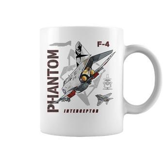 F-4 Phantom Ii ジェットグラフィック コーヒーマグ - Kawaiitshirt