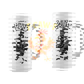 F-Caw-F Rooster Meme Fcawf Chicken Humor Joke F'caw-F Tri-Blend Coffee Mug | Seseable FR