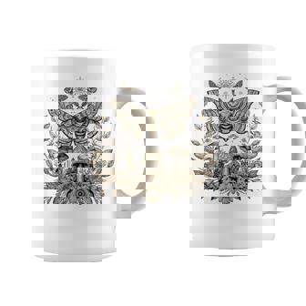 Fairycore Floral Moth Aesthetic Tank Top Coffee Mug | Mazezy