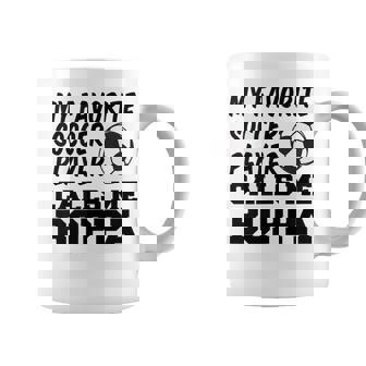 My Favorite Soccer Player Calls Me Boppa Tank Top Coffee Mug | Mazezy