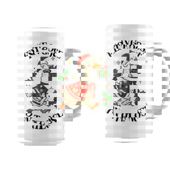 Festive Goose On The Loose Goosemas Christmas Pajama Coffee Mug | Mazezy